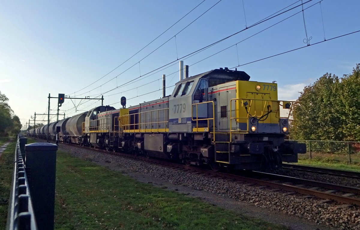 Diverted dolimetrain with 7779 passes Alverna on 2 November 2019.