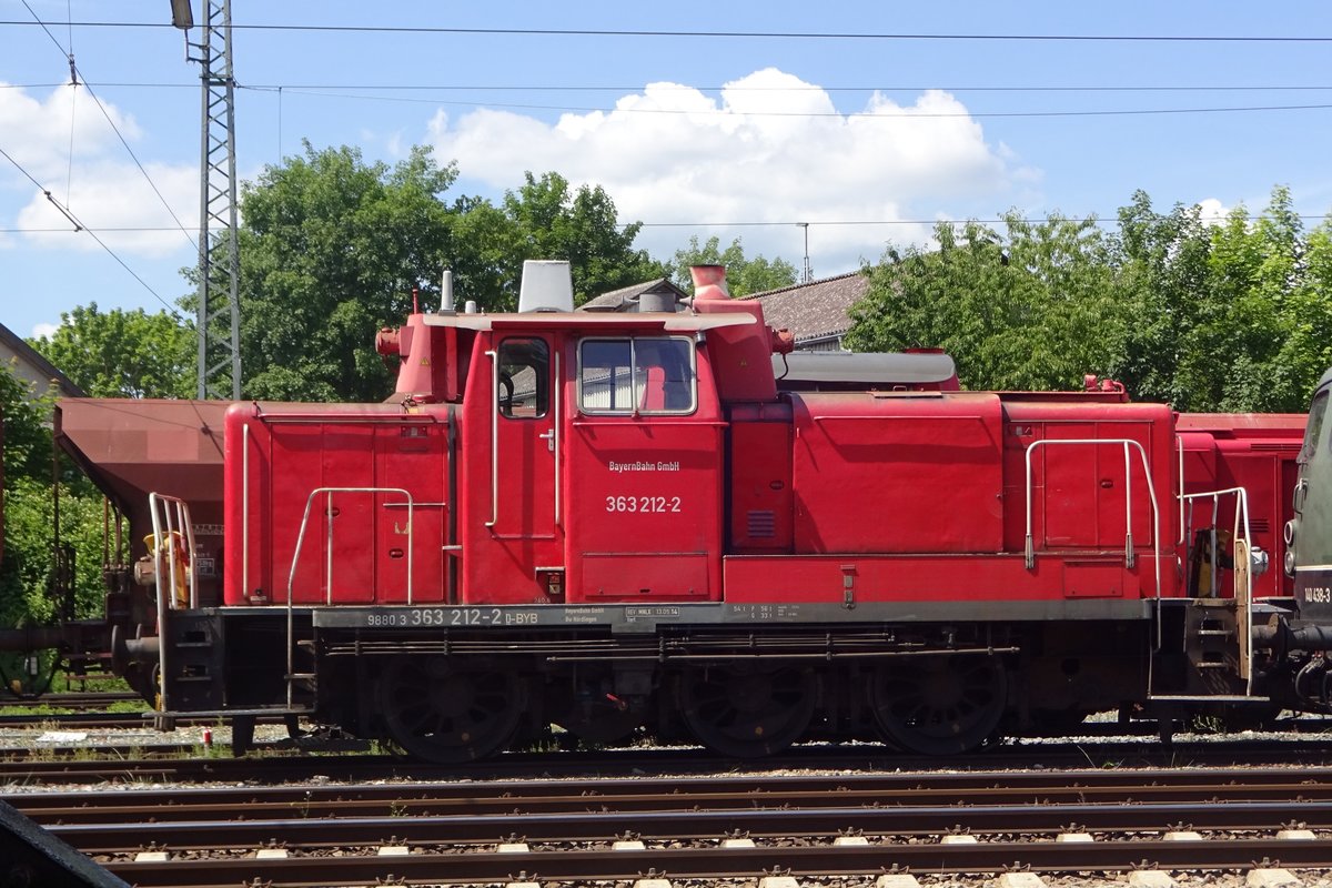 Dreibein 363 212 stands in Nördlingen on 1 June 2019.