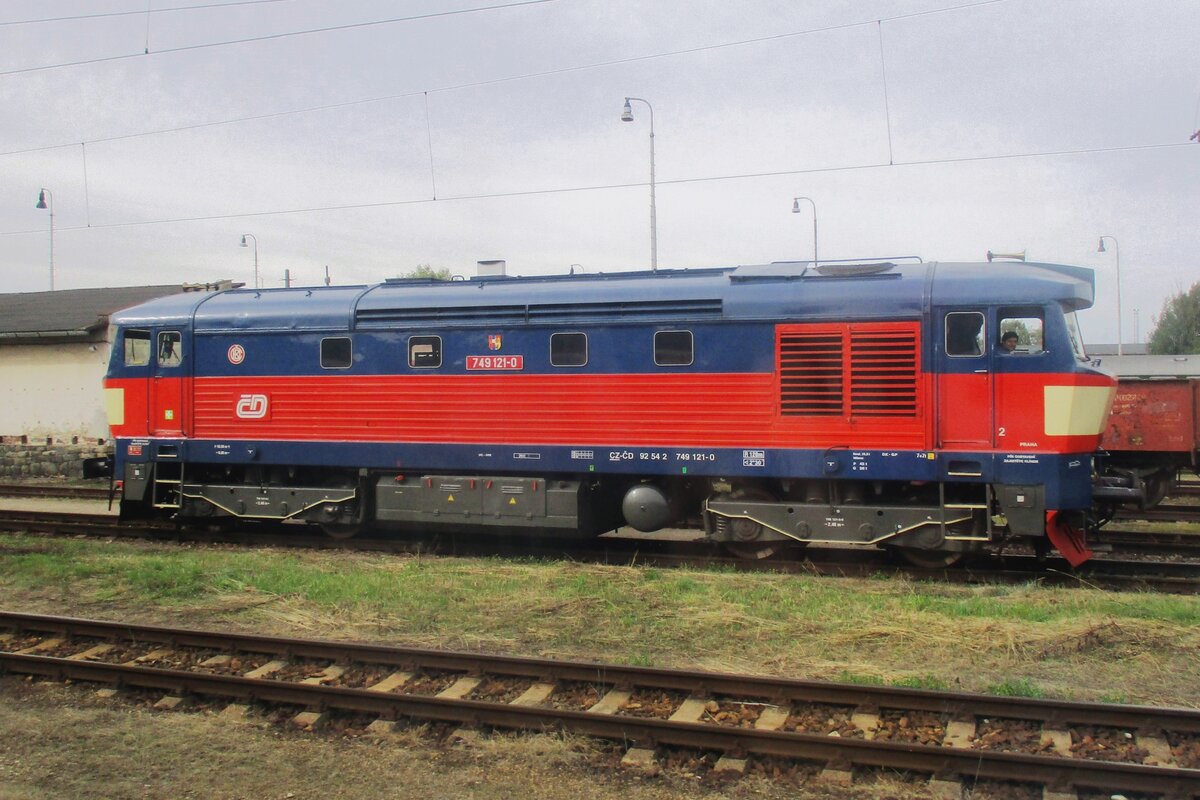 During an Open day at the works in Ceske Budejovice, one of the many participants was 749 121.