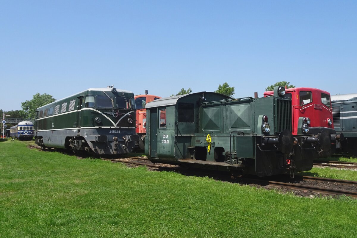 During the Diesel Days at the Heizhaus Strasshof, X 130.01 enjoys the Sun and the visitors on 21 May 2023. The Heizhaus decided to draw attention to their fast growing Diesel fleet due to the demise of several classes of Diesel locomotives with the ÖBB (2067, 2043 and 2143).