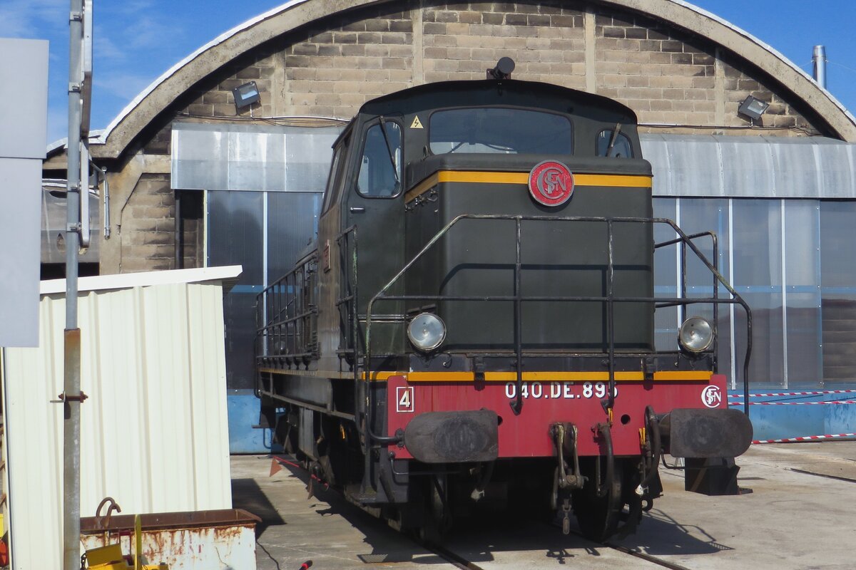 During the Open weekend at the SNCF works at Nevers on 18 September 2021, 040DE-895 could be photographed at the Technicentre Nevers.