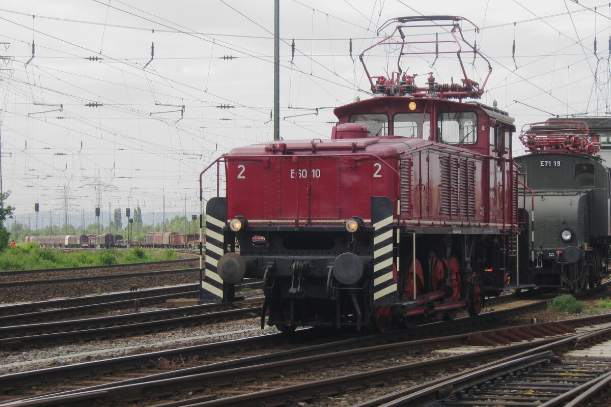 E 60 10 stands at the DB-Museum in Koblenz-Lützel on 2 June 2012.