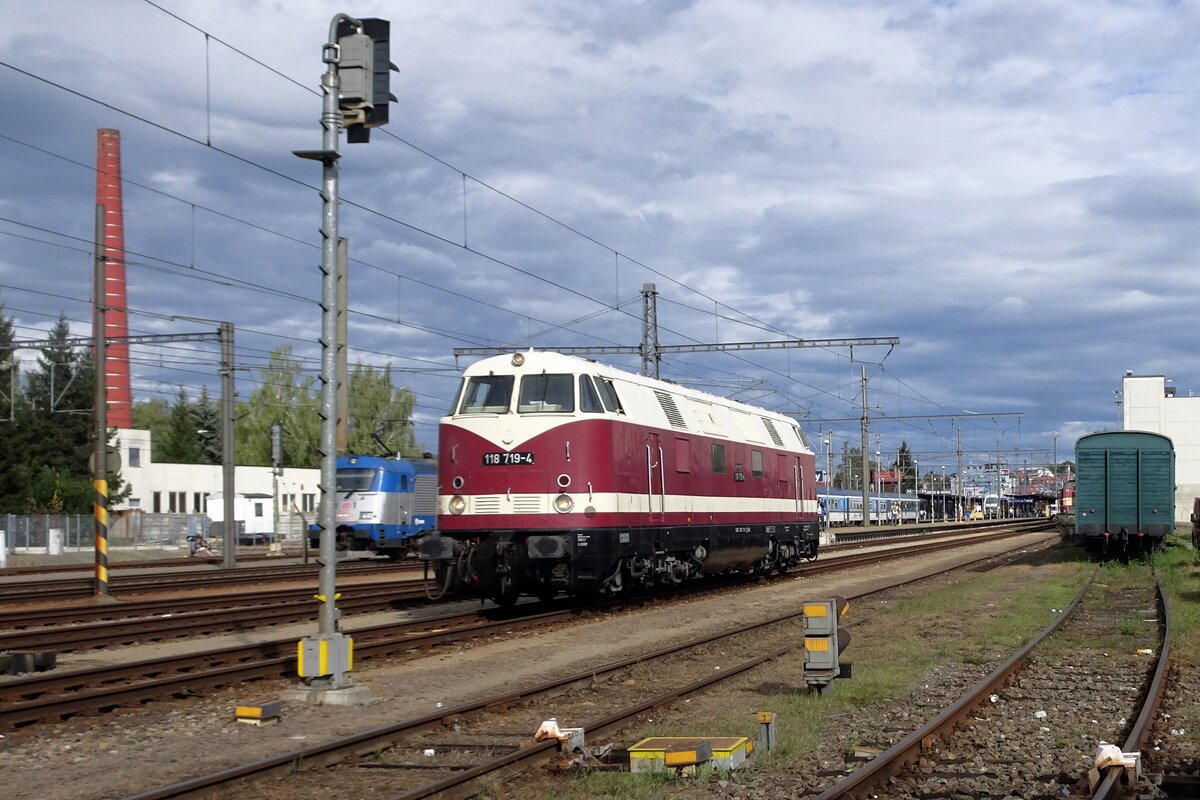 Erfurter Bahn Service 118 719 was guest in Benesov u Prahy during STEAM-53 on 11 September 2022.