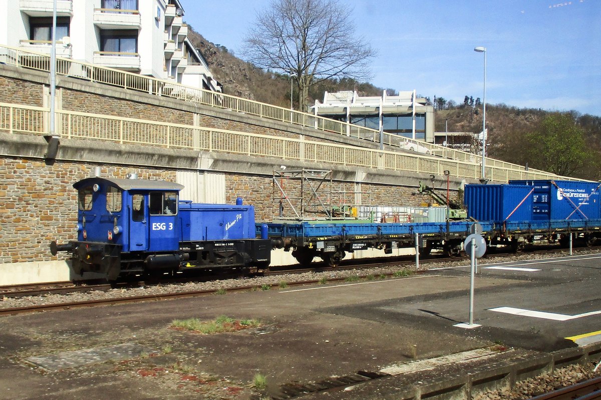 ESG-3 'Kleiner Pit' stands in Bad Münster am Stein on 29 March 2017.