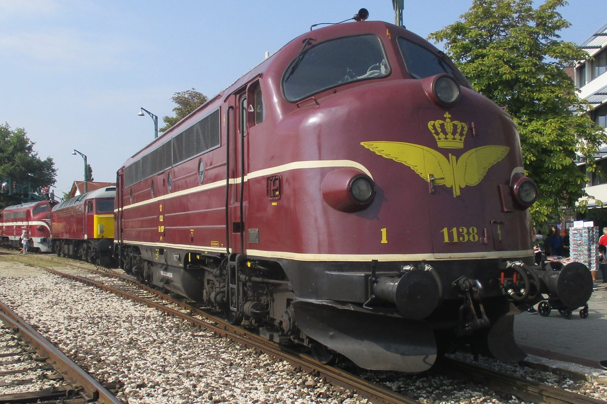 Ex-DSB MY 1138 was guest at the Budapest Railway Museum Parc on 8 September 2018.