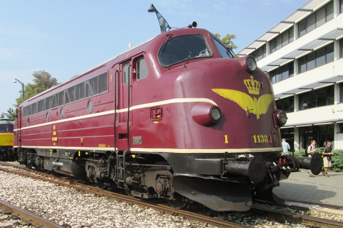 Ex-DSB MY 1138 was guest at the Budapest Railway Museum Parc on 8 September 2018.