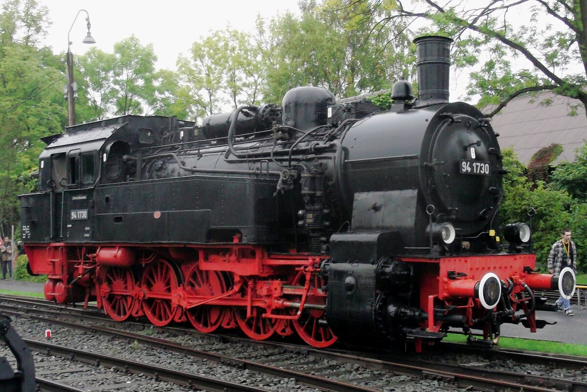 Ex-KPEV 94 1730 catches the rain at the DDM in Neuenmarkt-Wirsberg on 20 September 2014.