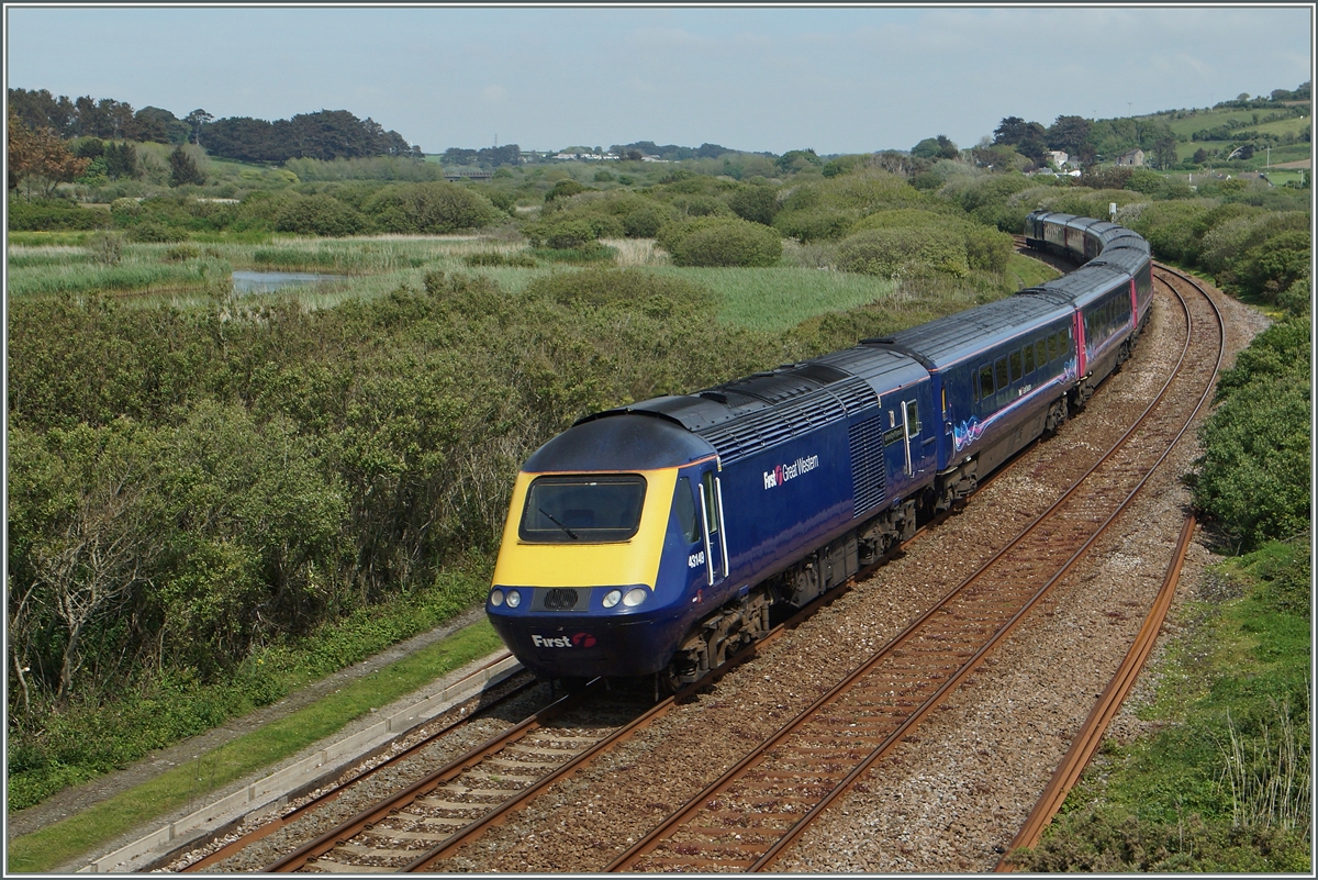 First Great Western Class 43 HST 125 near Longrock. 18.05.2014