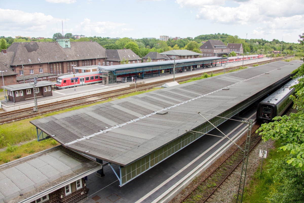 Flensburg Bahnhof (Station)- 10. June 2015.