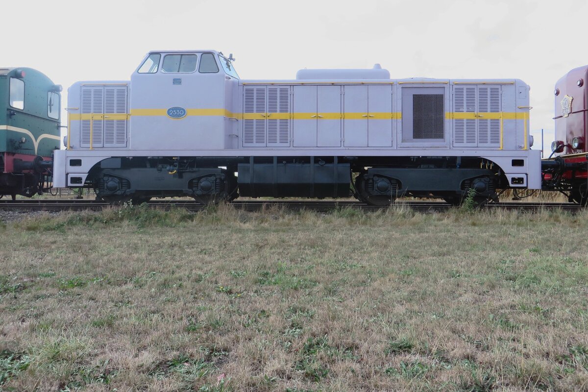 Former NS 2530 is now in posession of the VSM and stands here at Lieren on 4 September 2022.