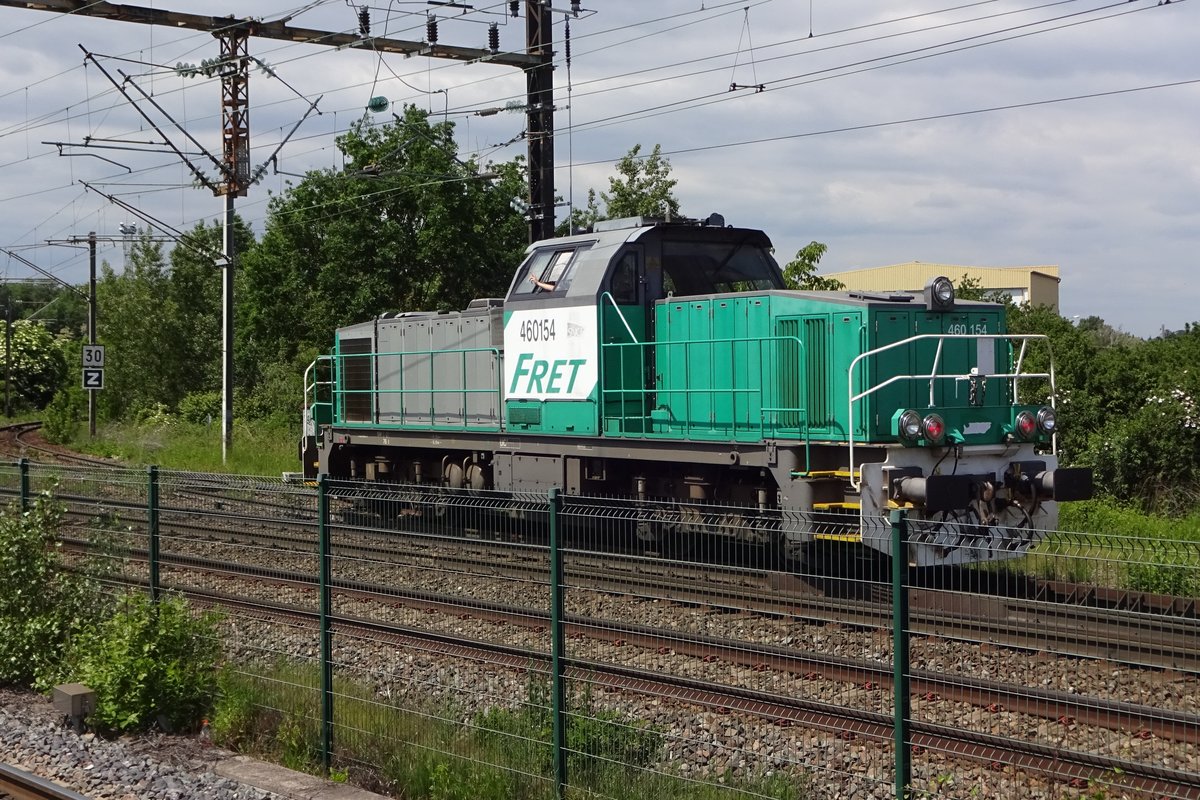 FRET 60154 passes through Mulhouse-Musées on 30 May 2019.