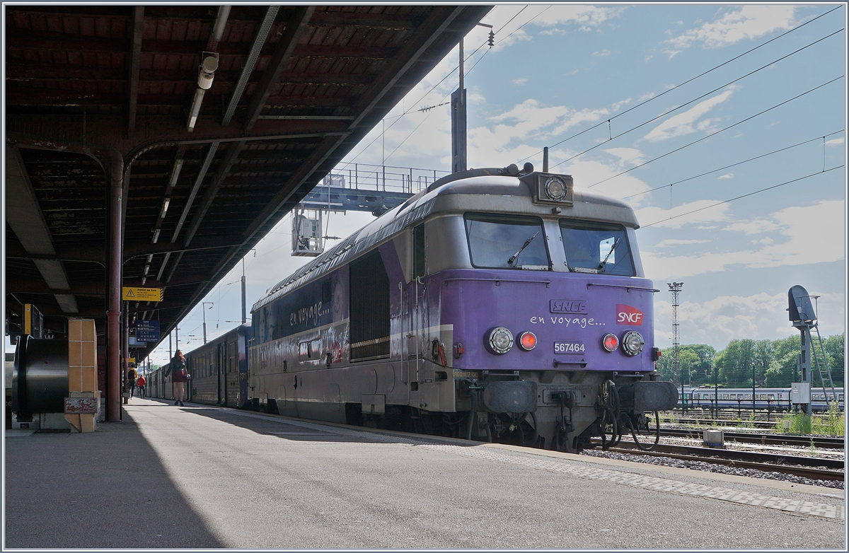 he SNCF BB 67 494 in Strasbourg. 28.05.2019