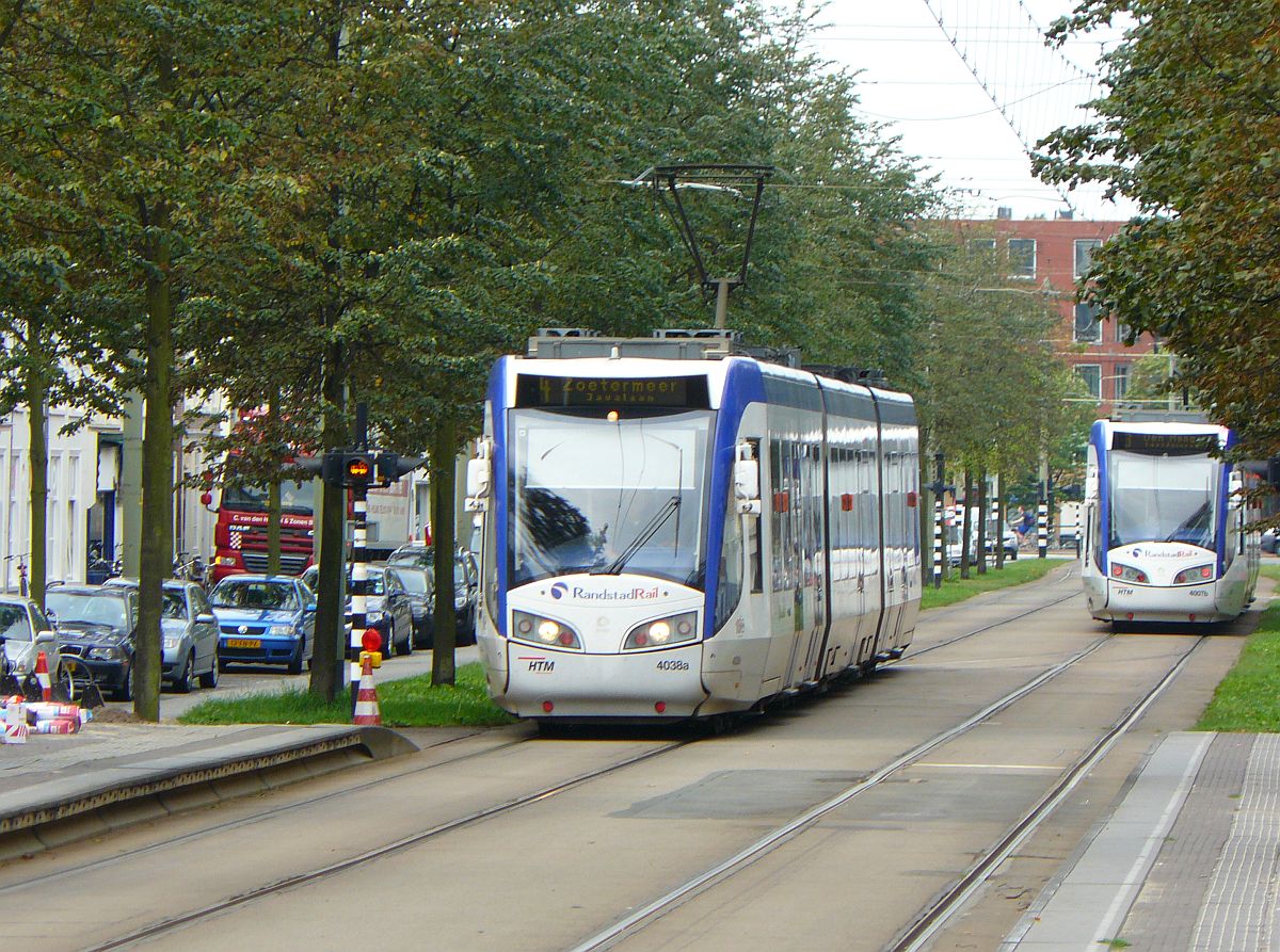 HTM unit 4038 Prinsegracht, Den Haag 21-08-2015. 