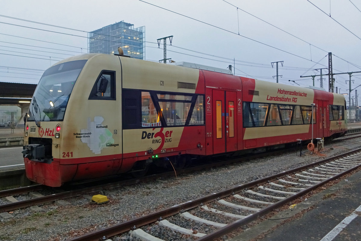 HzL 241 stands in Singen (Hohentwiel) on 3 January 2020.