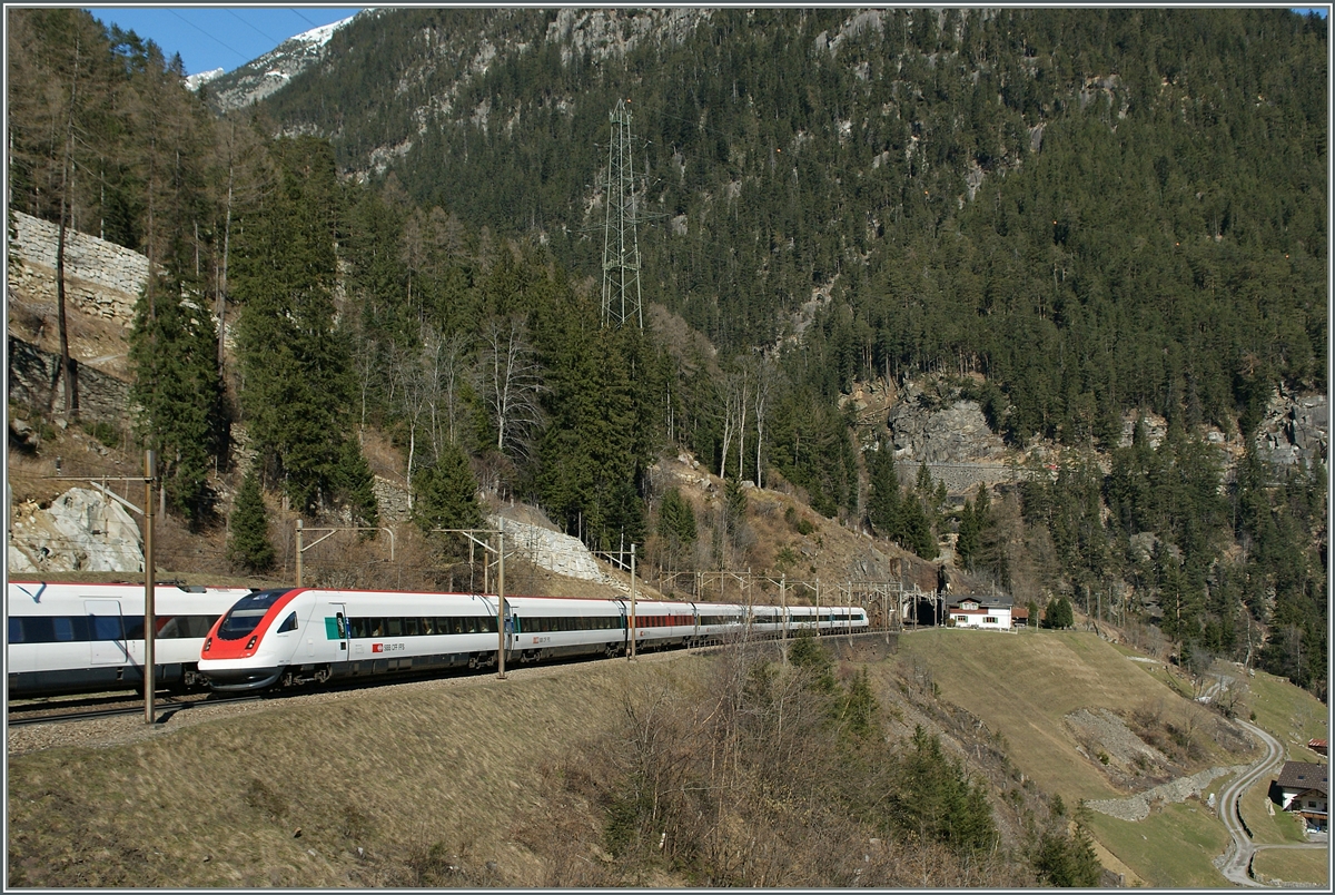 ICNs near Wassen by the Kilometer 66. 
14.03.2014