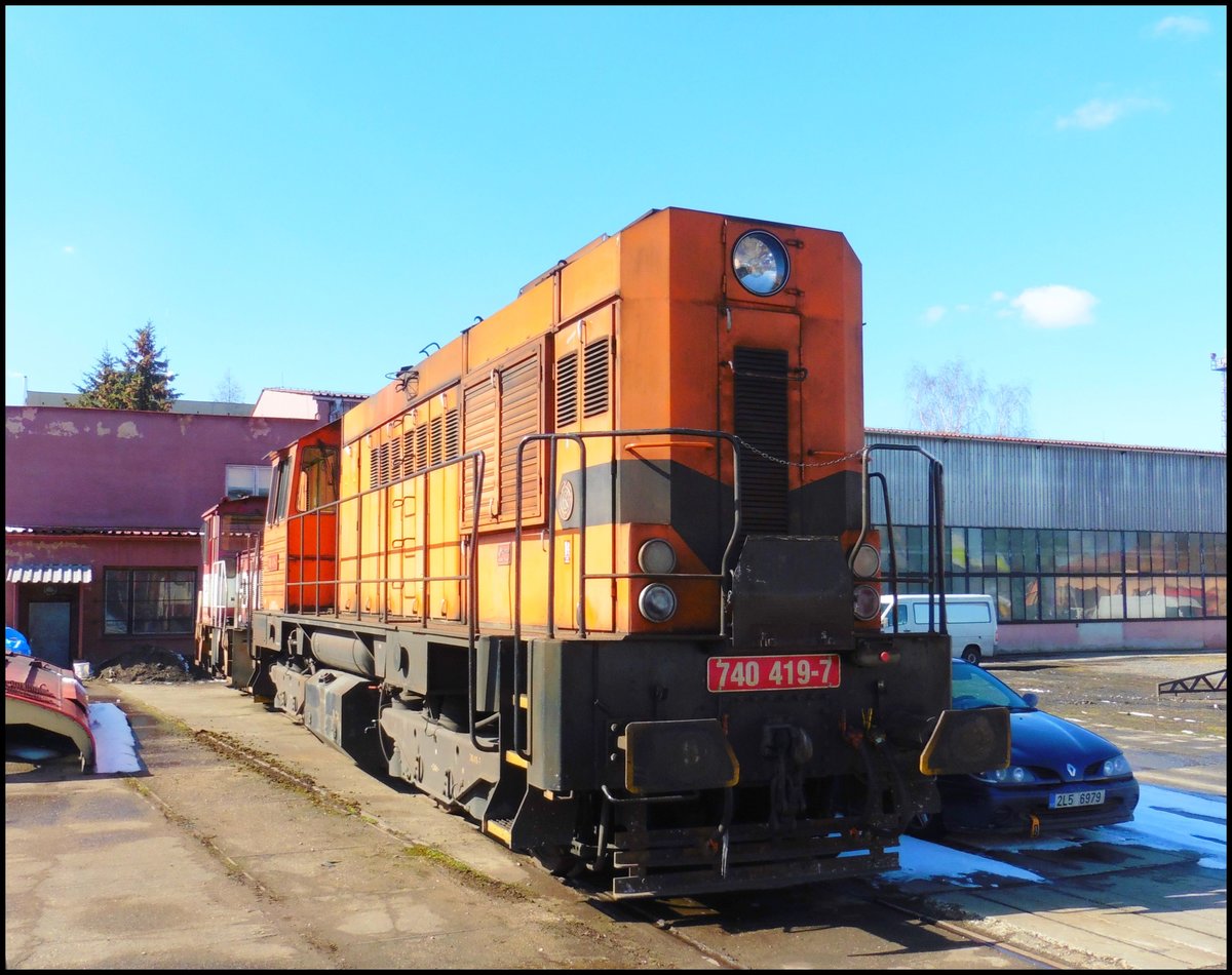 KDS 740 419-7 Tomcat on 21.3.2018 in Kladno KDS.