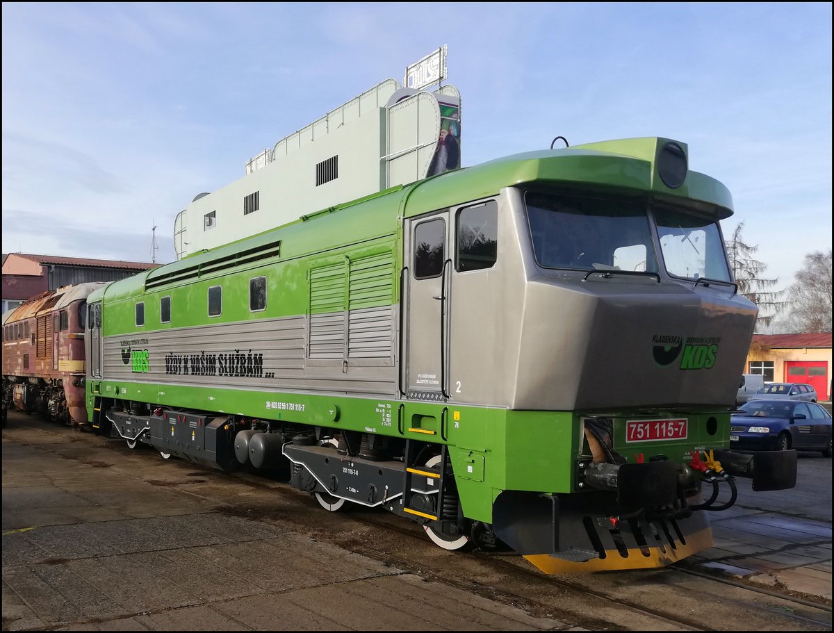 KDS 751 115-7 (T478.1115) on 16.12.2019 in KDS Kladno.