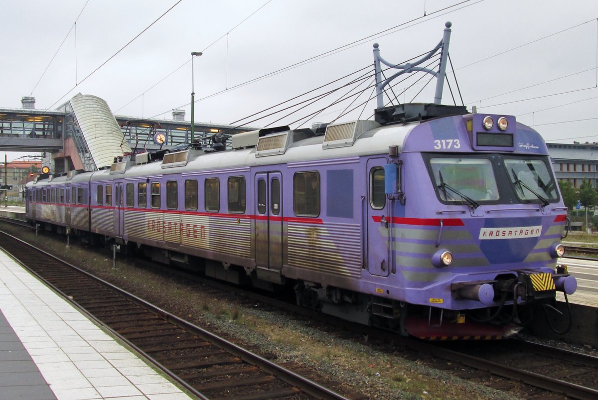 Krösatag 3173 stands in Hässleholm on 14 September 2015.