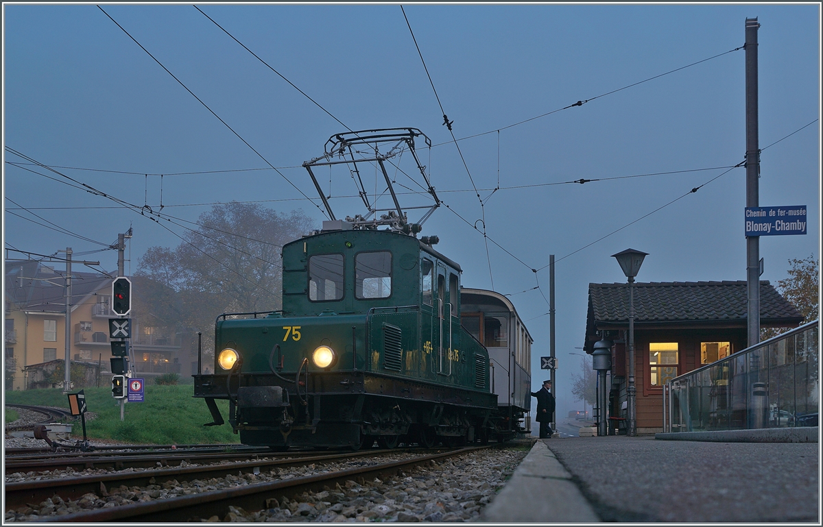 La DER du Blonay-Chamby / the Blonay-Chamby Saison End 2021: The last service on the saison in  Blonay is waiting his departur. 

31.10.2021