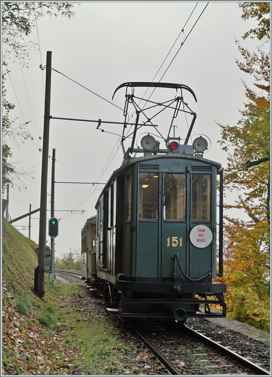 La DER du Blonay-Chamby / the Blonay-Chamby Saison End 2021: The CGTE Fe 4/4 151 by Blonay-Chamby Railway by Chamby.

31.10.2021