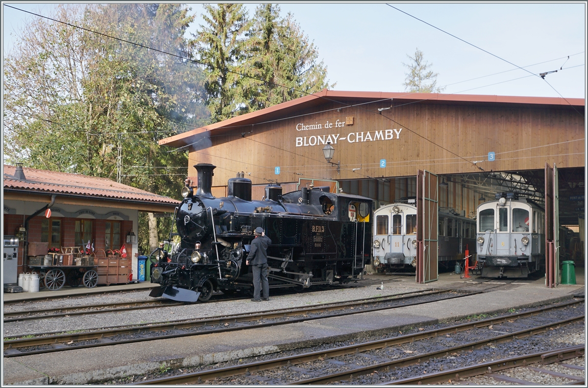  La DER du Blonay-Chamby  / The end of the saison; The HG 3/4 N° 3 in Chaulin. 

29.10.2022

