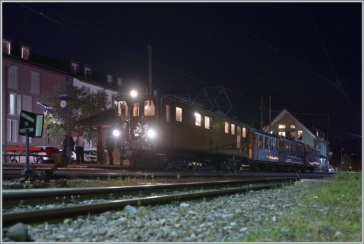  La DER du Blonay-Chamby  / The end of the saison; The Bernina Ge 4/4 81 with the last train of the saison 2022 in Blonay. 

30.10.2022