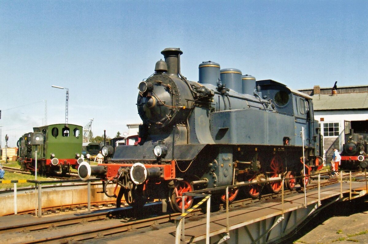 LAG-8 of the BEM stands on the turn table at Nördlingen's Bavarian railway Museum on 8 June 2009.