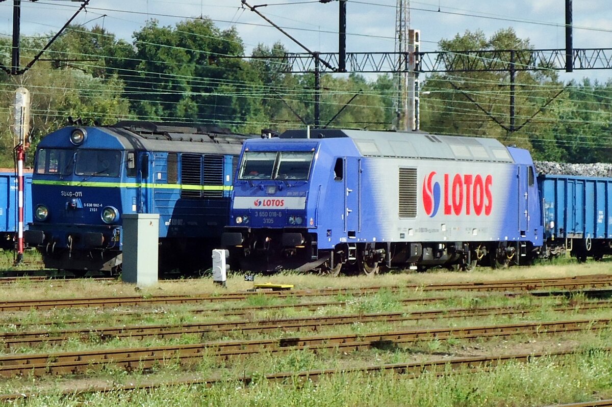 LOTOS 650 018 starts some testing at Wegliniec on 23 September 2014.