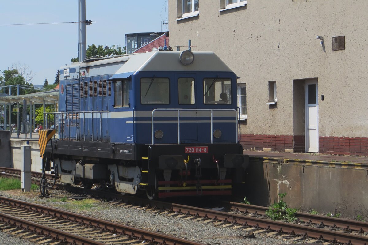 Maly Hektor (Litlle Hector) CD 720 114 stands ar Breclav on 22 May 2023.