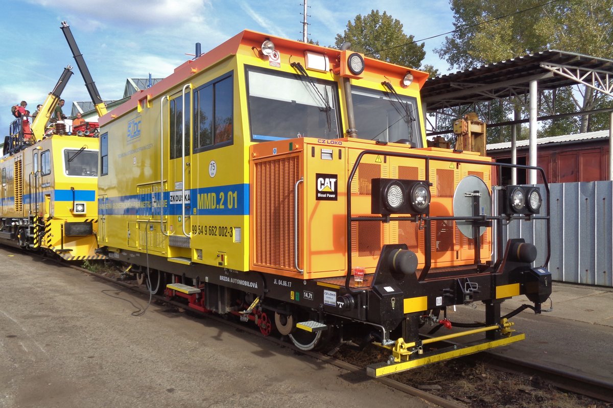MMD 2-01 stands in the works at Ceske Budejovice during an Open day on 22 September 2018.