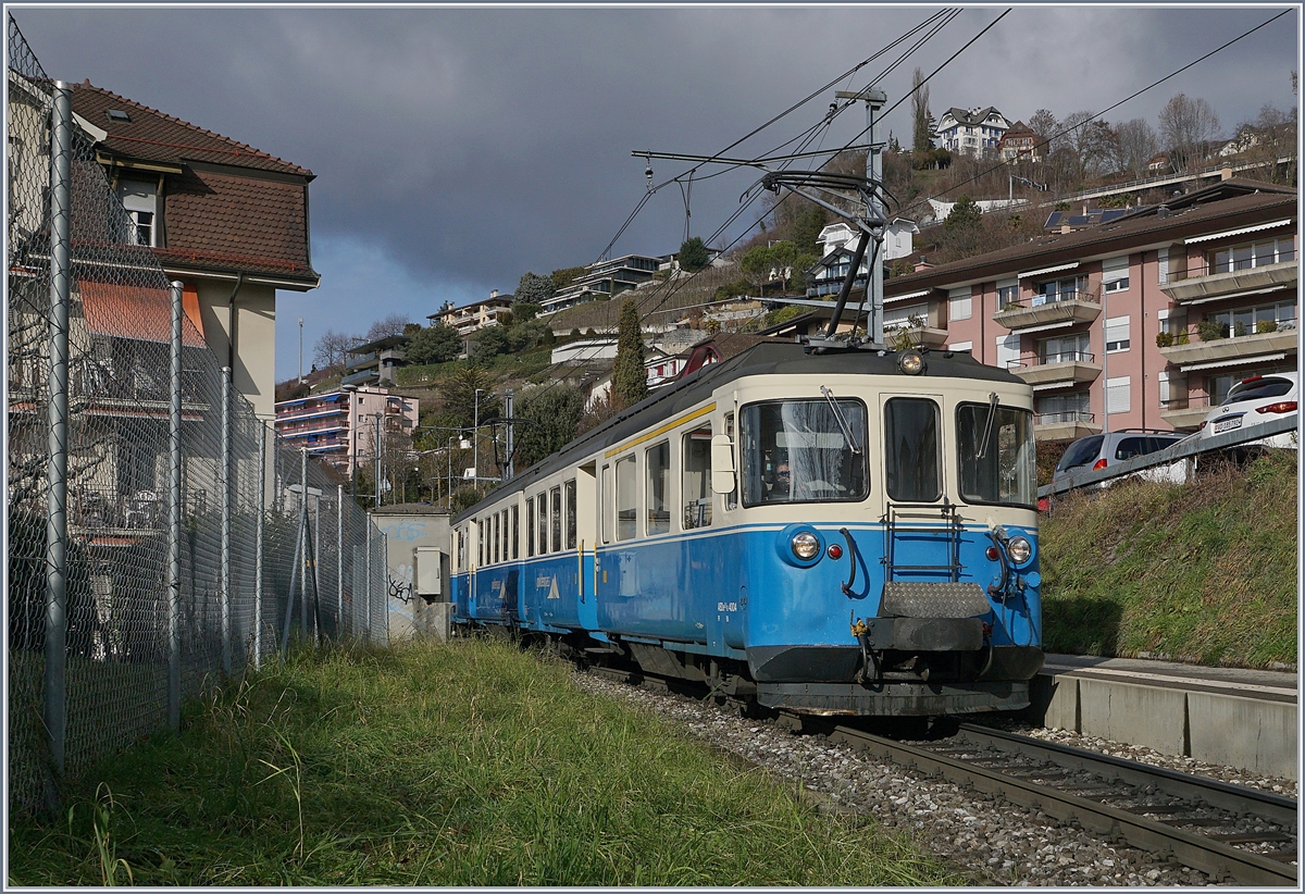 MOB ABDe 8/8 4004 FRIBOURG in Vuarennes.

18.01.2019