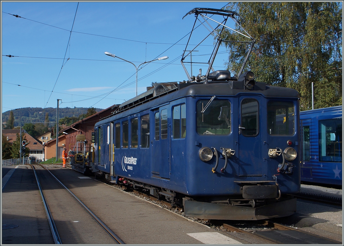 MOB (Goldenpass) BDe 4/4 3004 in Blonay. 14.10.2014