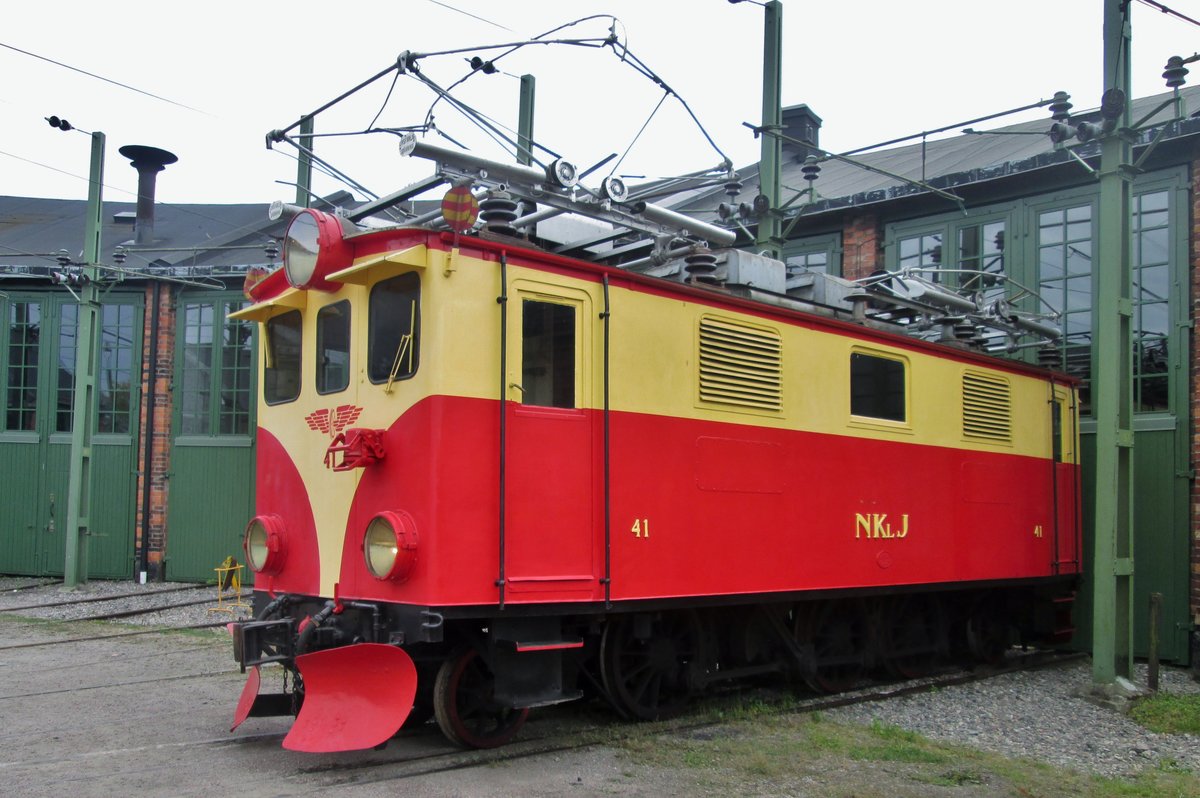 NKIJ-41 stands in the -until 2021 closed- railway museum at Gävle on 12 September 2015.