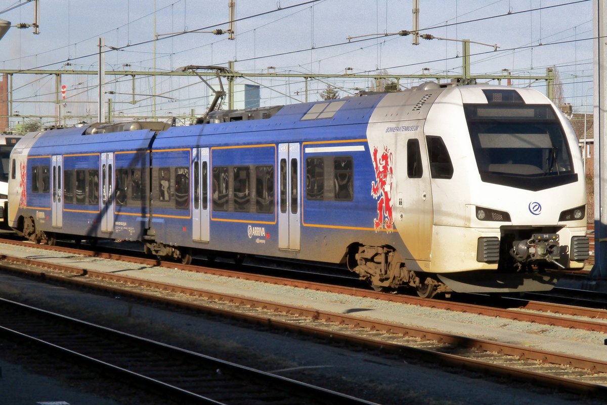 Not yet in service, but already at Maastricht stands Arriva 463 on 20 January 2017.
