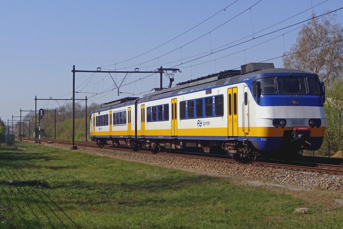 NS 2122 passes Alverna on 6 April 2020.