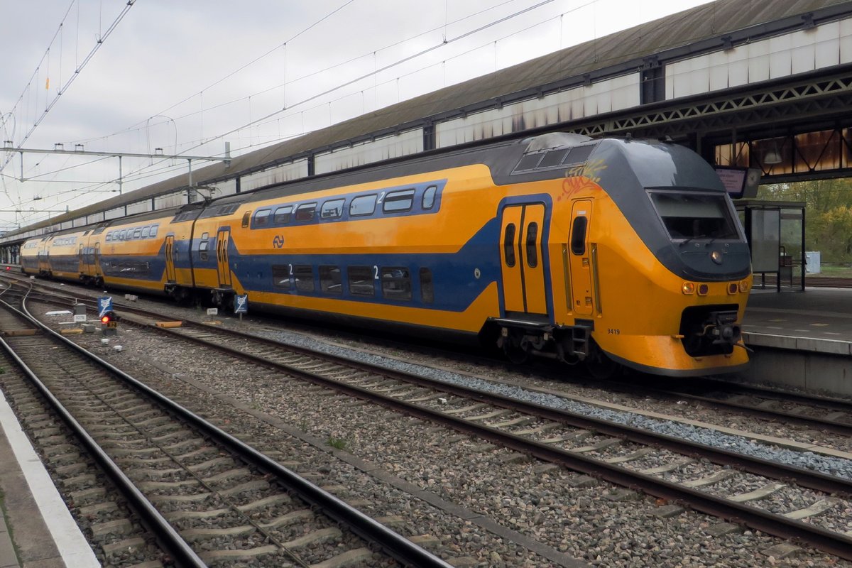 NS 9419 stands on 27 October 2020 at Nijmegen.