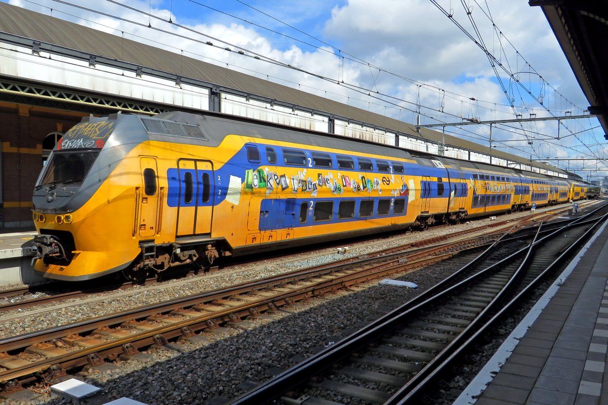 NS 9514 stands on 15 July 2020 in Nijmegen.