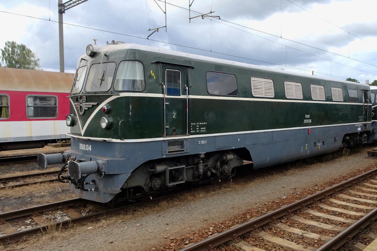 ÖSEK 2050.04 quits the loco shed at Benesov u Prahy on 10 September 2022 -the STEAM53 railway bonanza with more than ten museum trains, organised by Steam Story Agency, has kicked off into high gear.