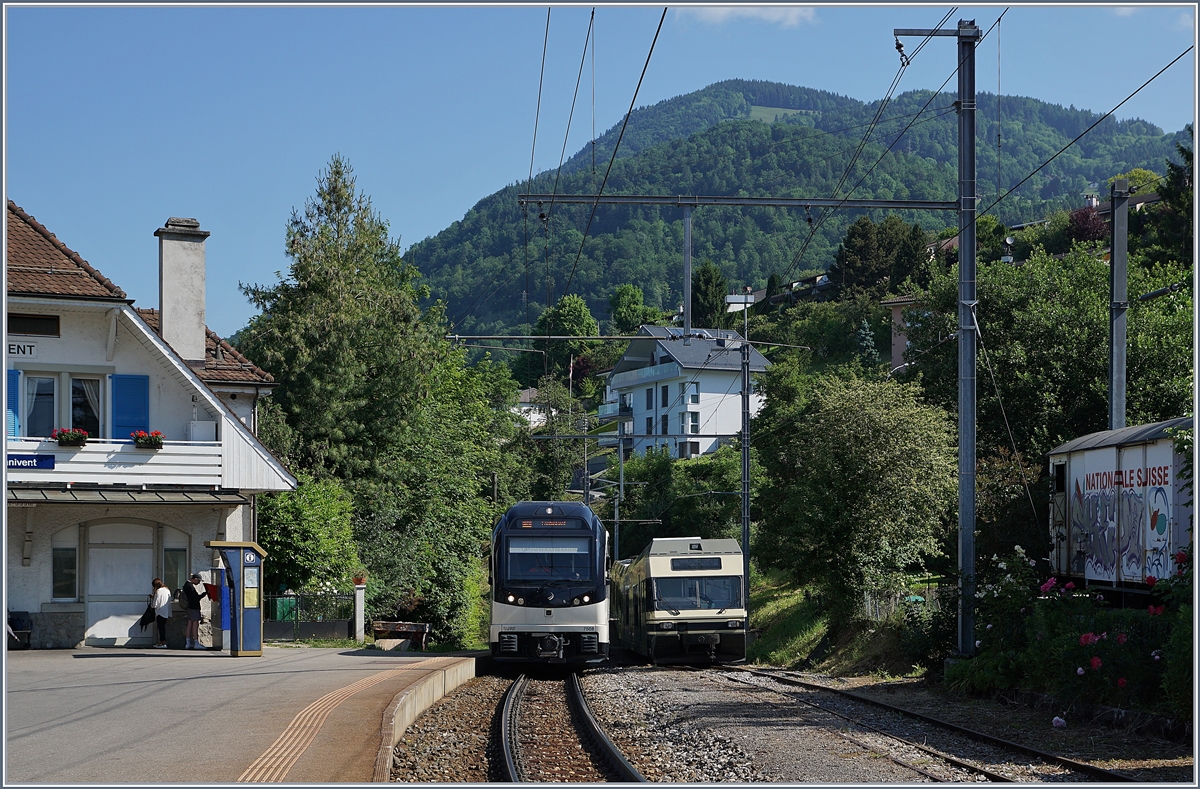 Old and new CEV MVR GTW in Fontanivent.
02.06.2017