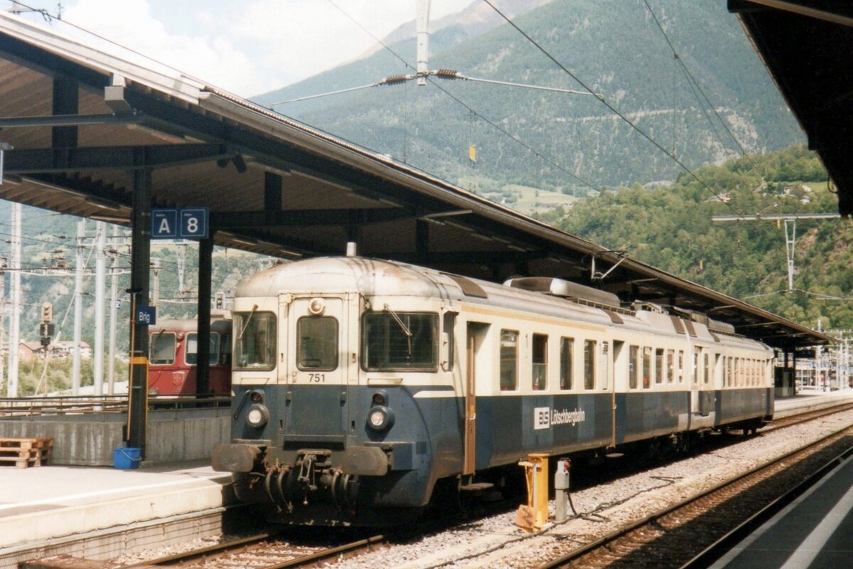 Old EMU BLS 751 readies herself for departure at Brig on 24 May 2002.