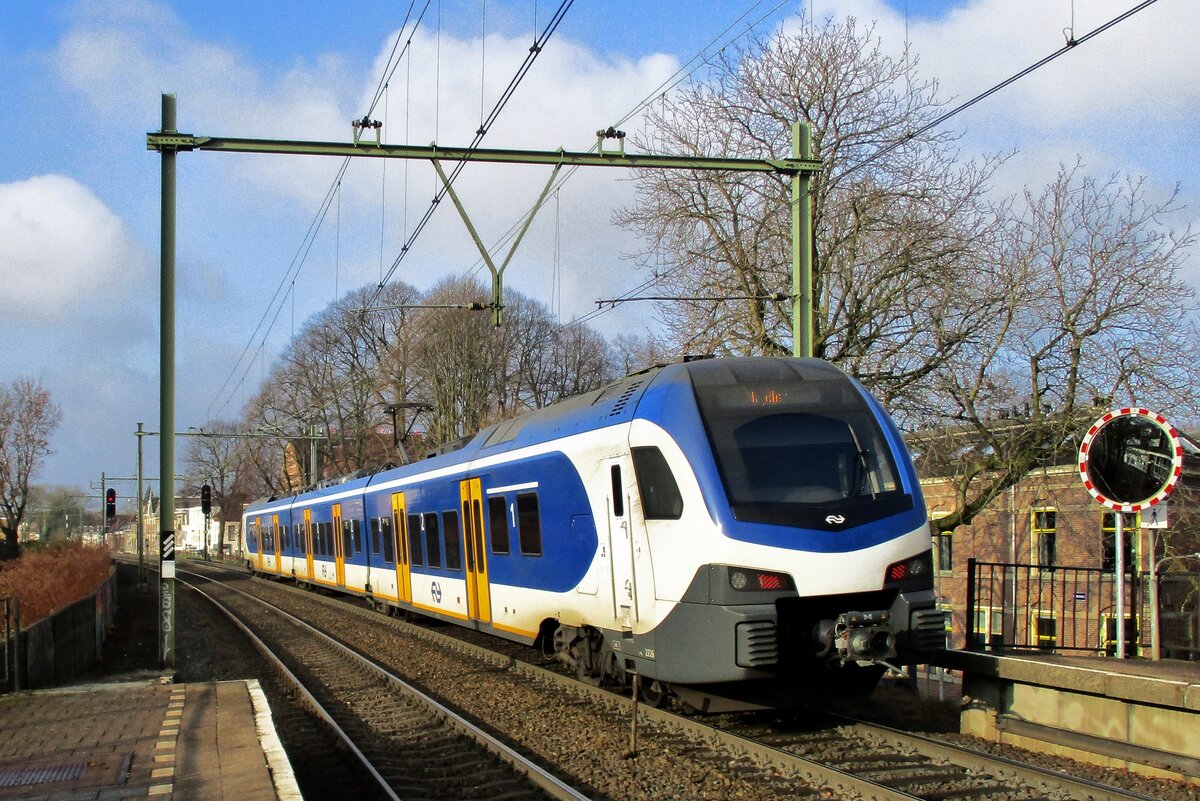 On 1 December 2017 NS 2226 quits Arnhem-Velperpoort.