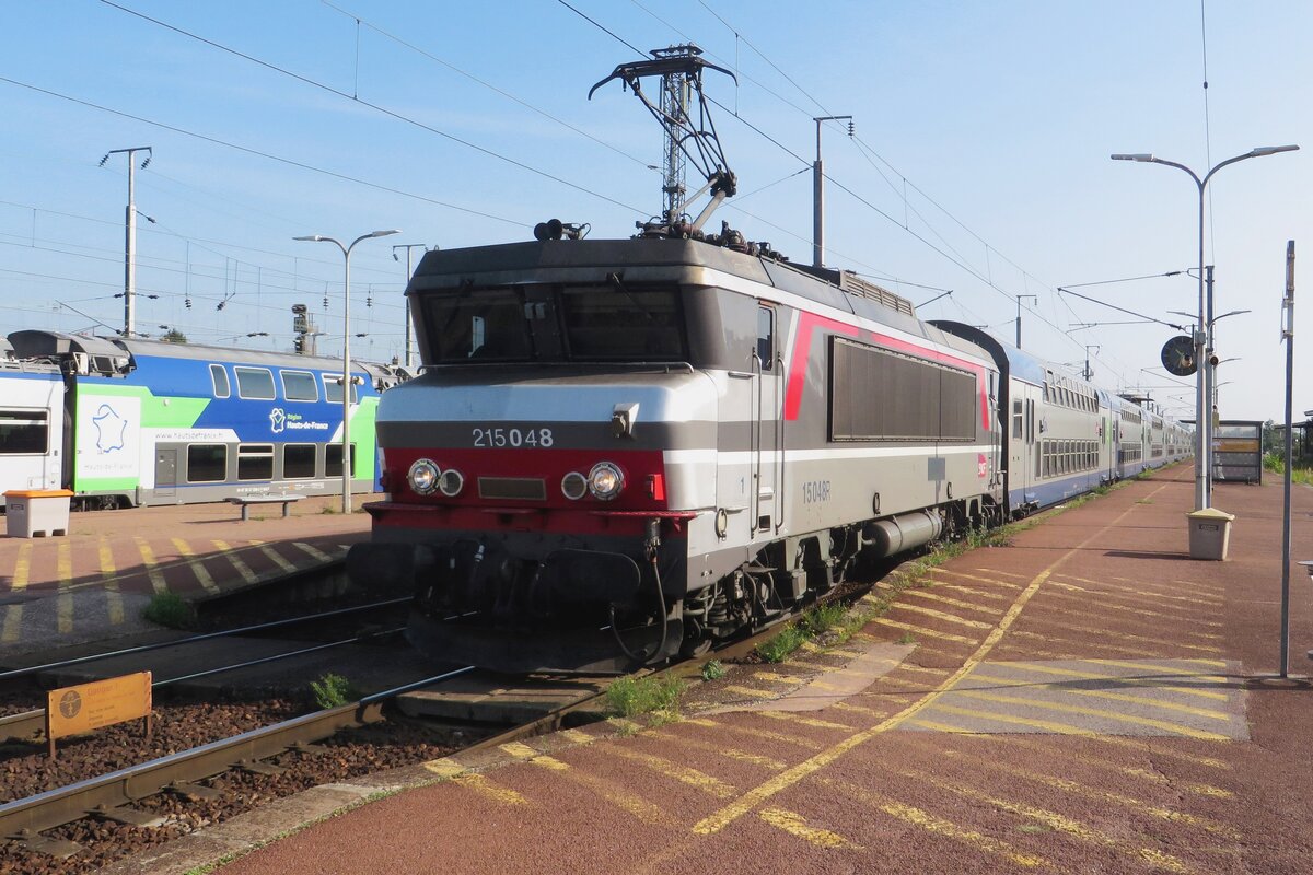 ON 17 September 2021 TER for Paris Nord with 15048 calls at Compiegne.