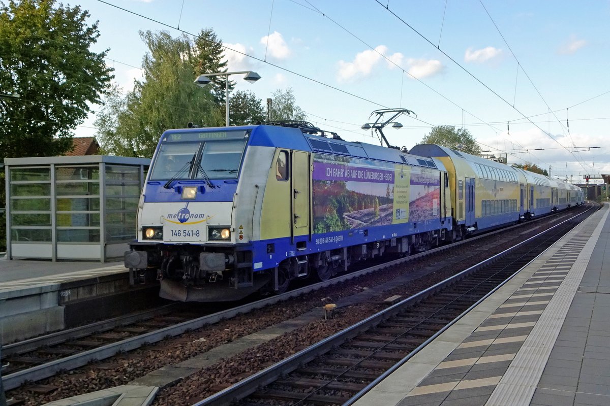 On 18 September 2019 Metronom 146 541 calls at Celle.