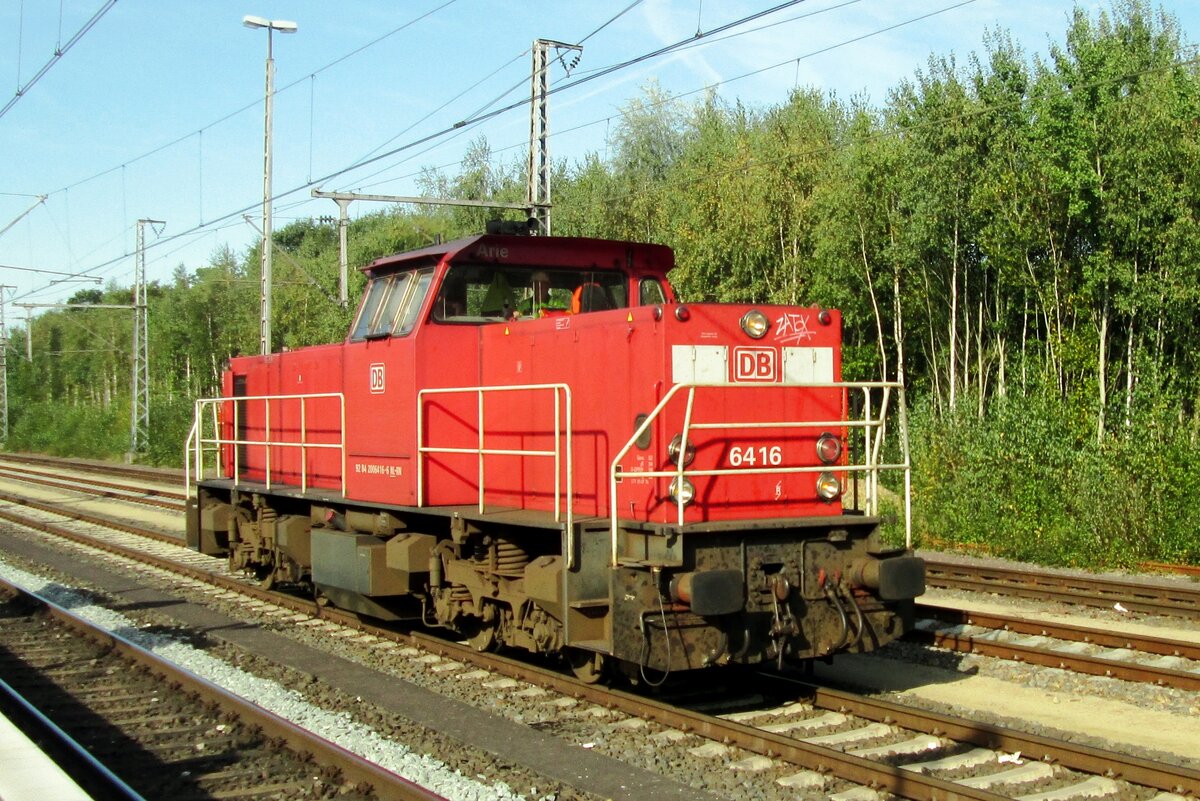 On 21 September 2016 DBC 6416 stands at Bad Bentheim.
