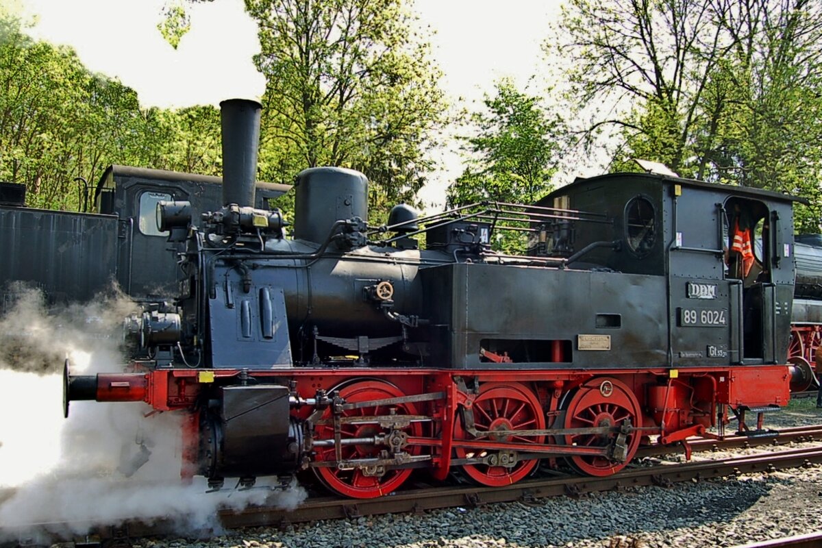 On 22 May 2010 tender engine 89 6024 offers cab rides at the DDM.
