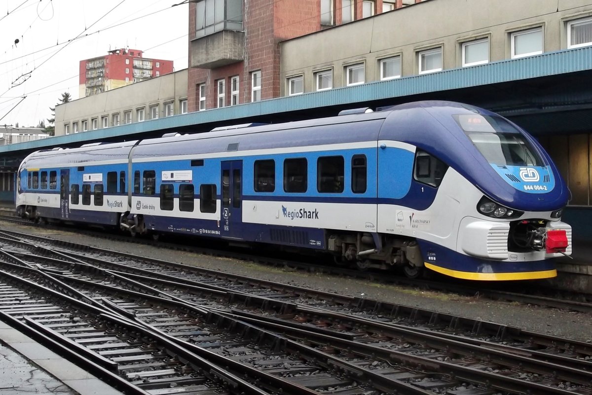 On 22 May 2014 CD 844 004 stands in Cheb.