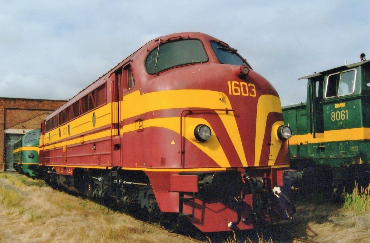 On 26 September 2009 ex-CFL 1603 stands at Saint-Ghislain. She is now owned by PFT-TSP.