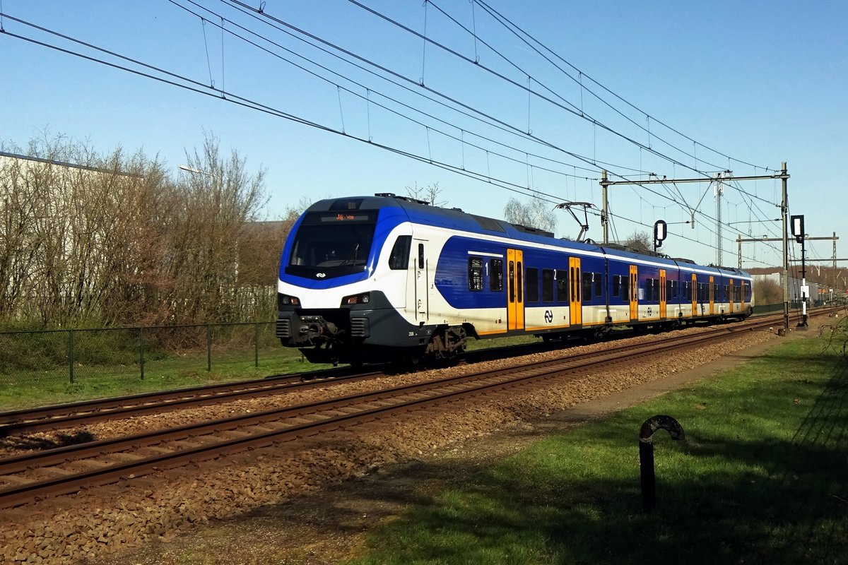 On 29 March 2021, NS 2506 speeds through Alverna.