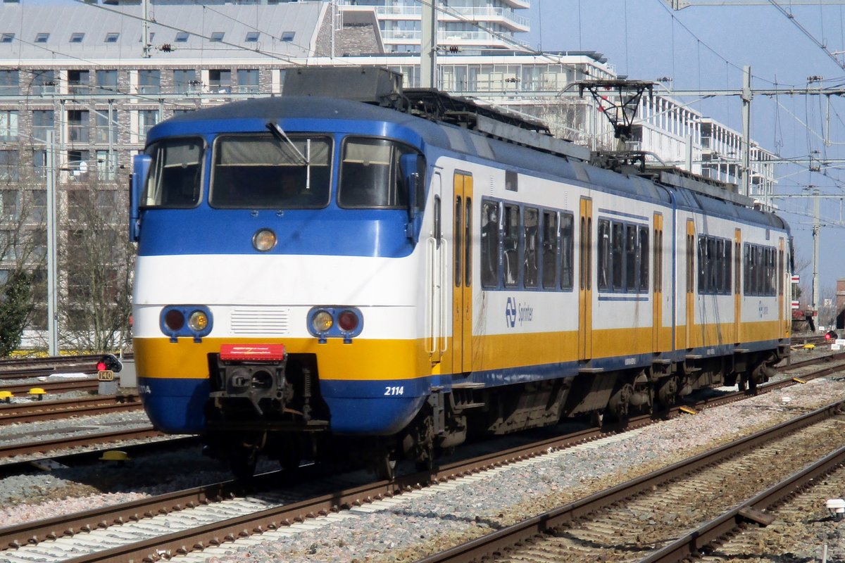 On 4 March 2018 NS 2114 enters Nijmegen.