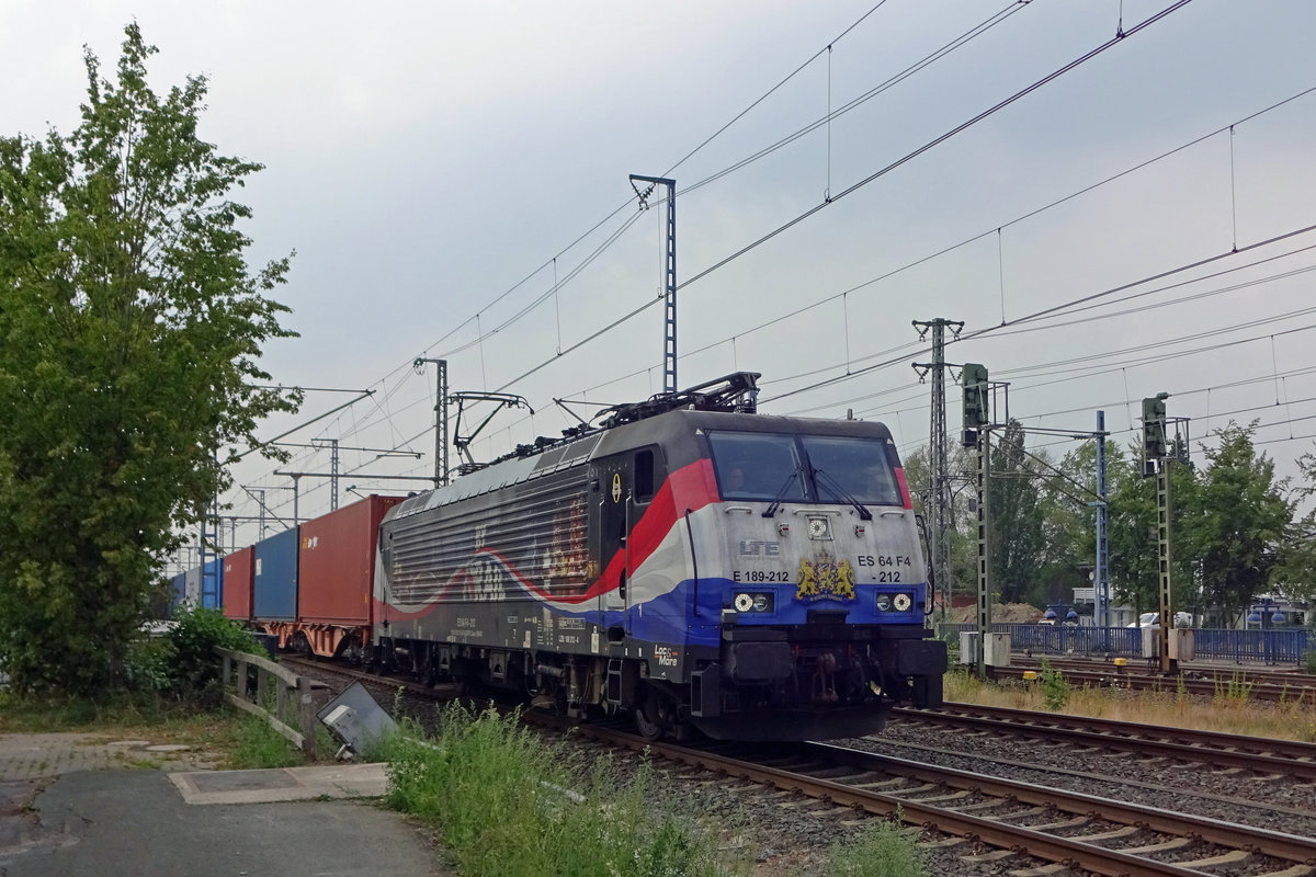 On 5 August 2019 LTE 189 212 leaves Bad Bentheim.